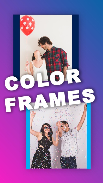 Photo frames with color