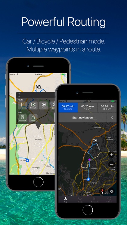 Panama Offline Navigation