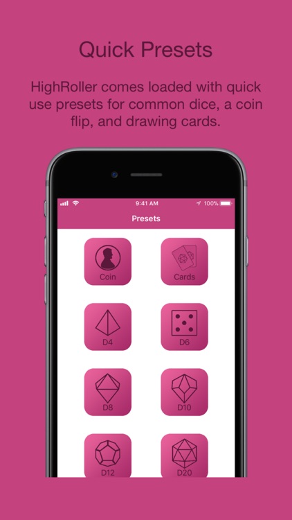 HighRoller: Flip, Roll, Draw