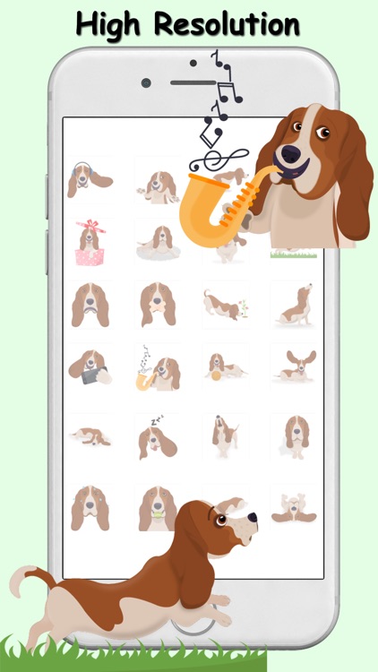 BassetMoji - Basset Emojis