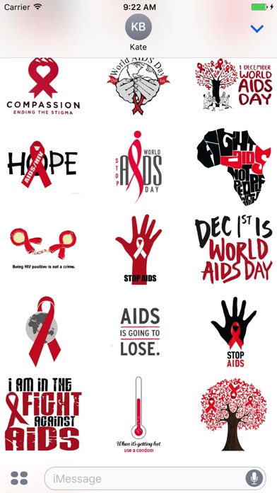 Act Against AIDS Sticker Pack screenshot 4