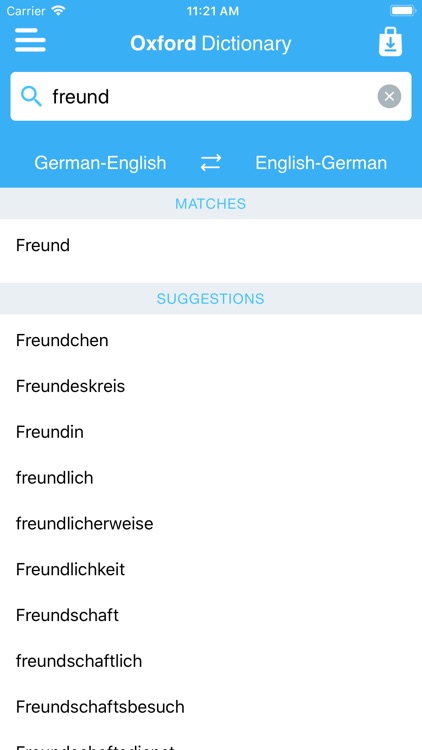 Conc. Oxford German Dictionary screenshot-4