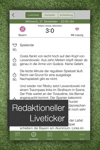 Pocket Liga - Fussball Live screenshot 2