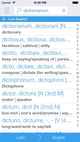 Dictionary Latin Englishのおすすめ画像1