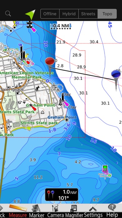 Michigan GPS Nautical Charts screenshot 3