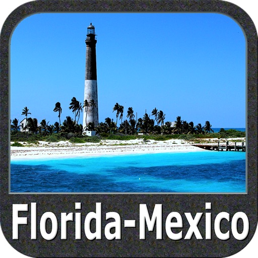 Marine: Florida to Mexico - GPS Map Navigator icon