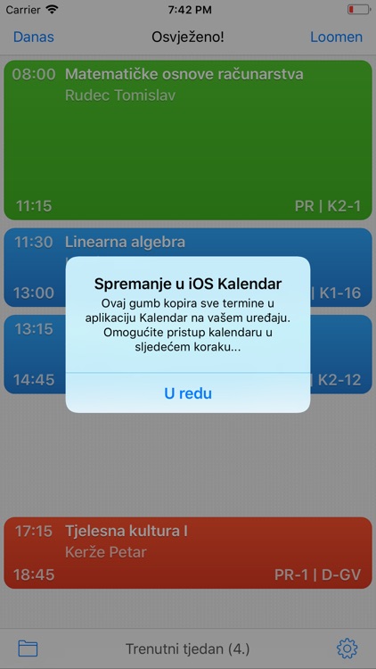 FERIT Raspored screenshot-4