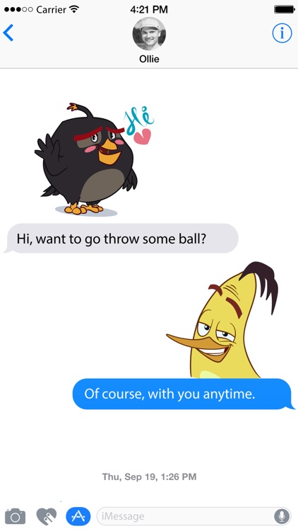 Angry Birds Stickers screenshot-2