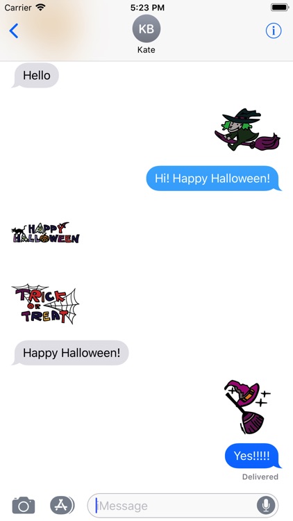 Happy Halloween Stickers Set