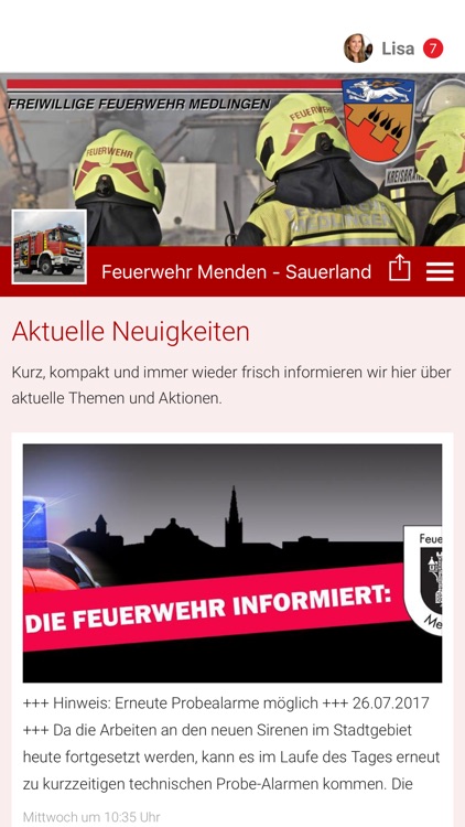 Feuerwehr Menden - Sauerland