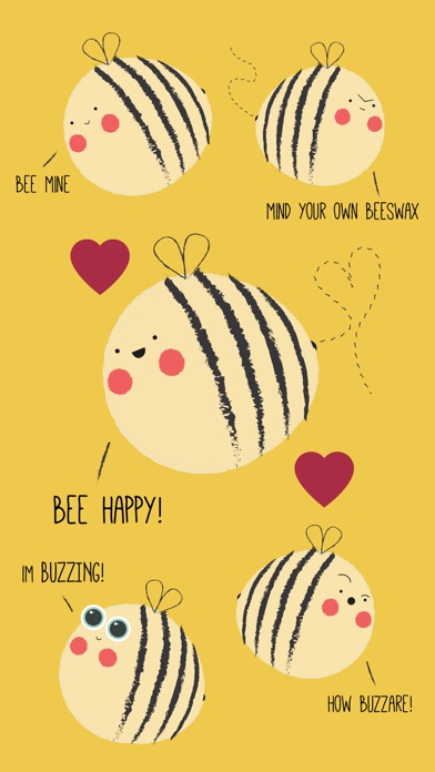 Bee Pun Sticker Pack screenshot 4
