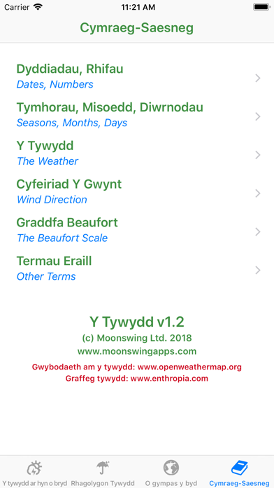 Y Tywydd - Weather in Welshのおすすめ画像4