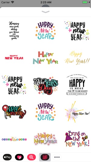 Happy New Year Wishes Sticker(圖4)-速報App