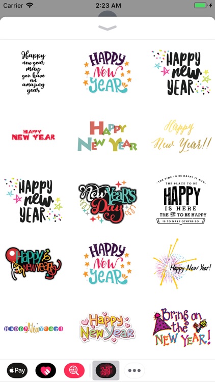 Happy New Year Wishes Sticker screenshot-3