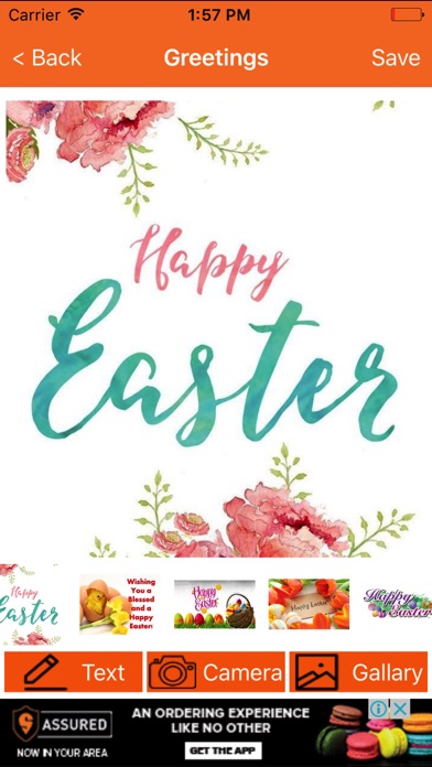 Easter Greetings Card Framer screenshot 2