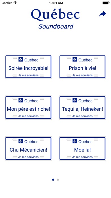 Québec Soundboard screenshot 2