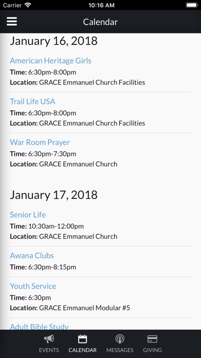 GRACE Emmanuel Church App screenshot 4