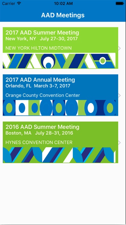 AAD Meetings