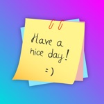Handwritten Sticky Notes Text
