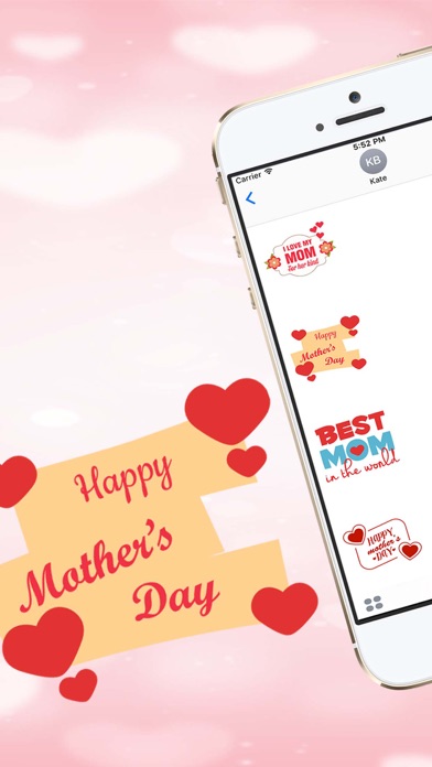 Happy Mother Day Mom emoji screenshot 3