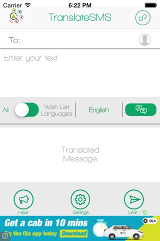 Translate SMS screenshot 2