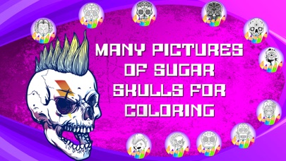 Sugar Skulls Book Paint Adults screenshot 2