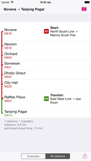新加坡鐵路圖 Lite(圖4)-速報App