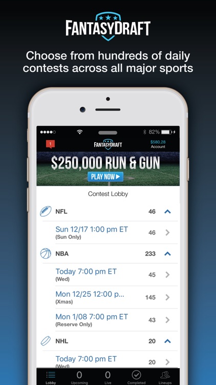 FantasyDraft: Fantasy Sports