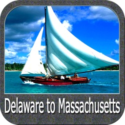 Delaware to Massachusetts GPS chart Navigator