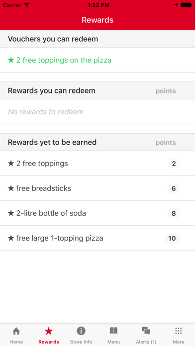 Great American Pizza Rewards screenshot 2