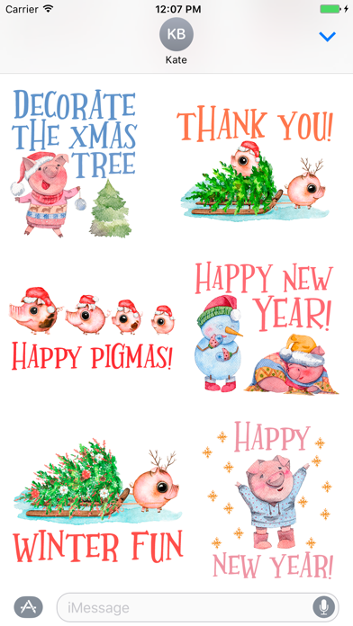 Happy Pigmas - Christmas Puns screenshot 3