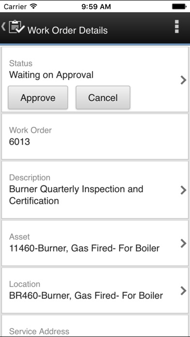 IBM Maximo Work Approval screenshot 3