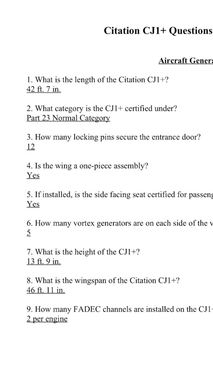 Citation CJ1+ Study App screenshot-7
