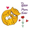Kitty and Mother Cat Sticker