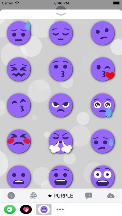 PURPLE Emoji • Stickers screenshot-3