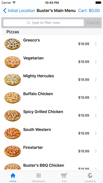 Buster's Pizza