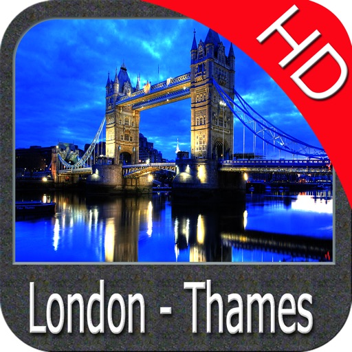 Marine : London - Thames HD - GPS Map Navigator icon
