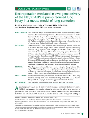 The Journal of Trauma and Acute Care Surgery® screenshot 3