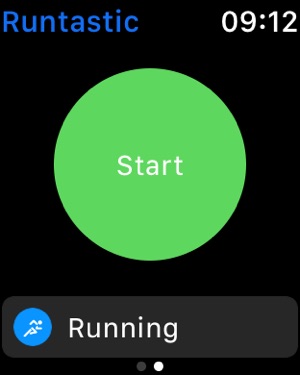 mileage tracker running