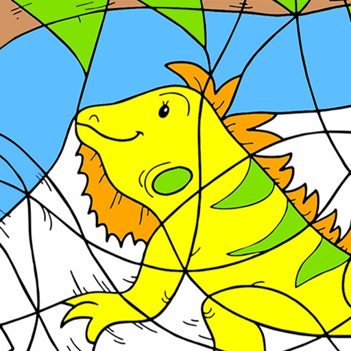 Coloring Book by Numbers Icon