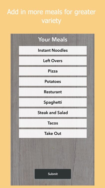 DinnerTime • Meals Shuffled screenshot-3