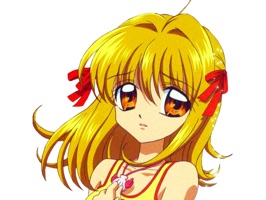 Here are stickers of the animated Mermaid Melody (or Pichi Pichi Pitch)