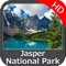 Jasper National Park coverage resident in the app