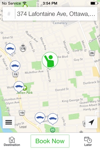 Blueline Taxi Ottawa screenshot 2