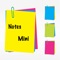 Notes Mini is application which in only one screen allows you to save text and audio notes