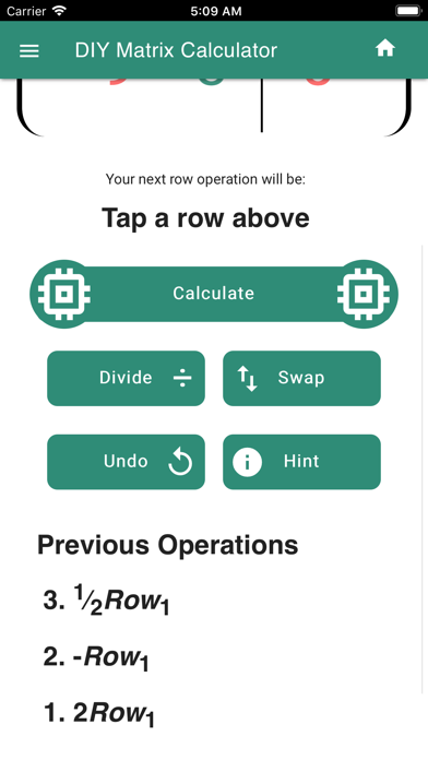 DIY Matrix Calculator screenshot 4