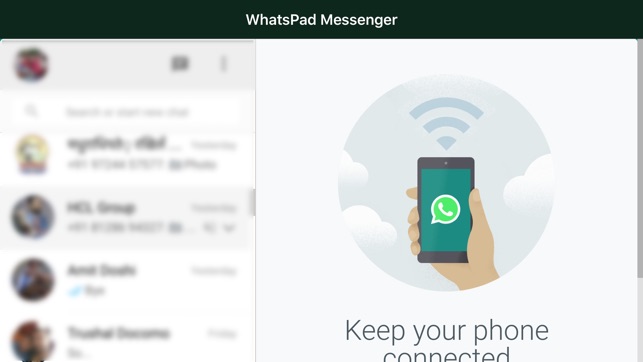 Messenger for WhatsApp WebApp