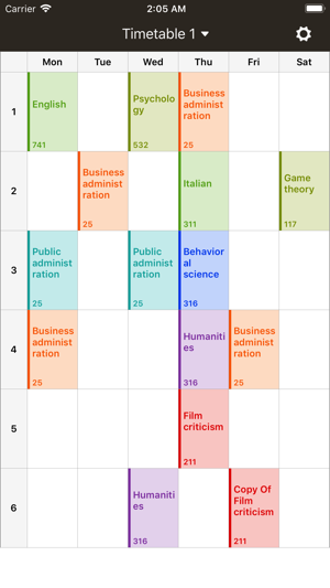 Tables - Lesson Management App(圖1)-速報App