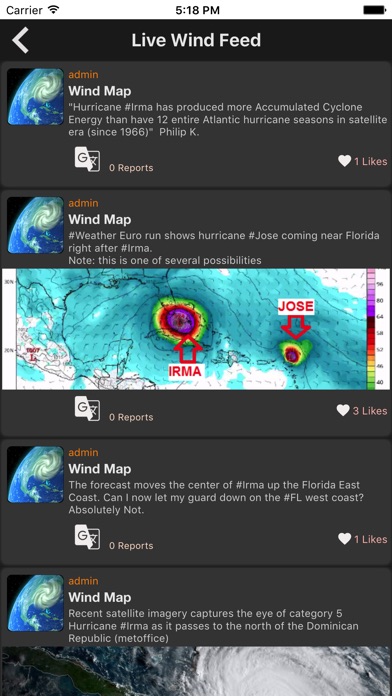 Wind Map: 3D Hurricane Tracker screenshot 3
