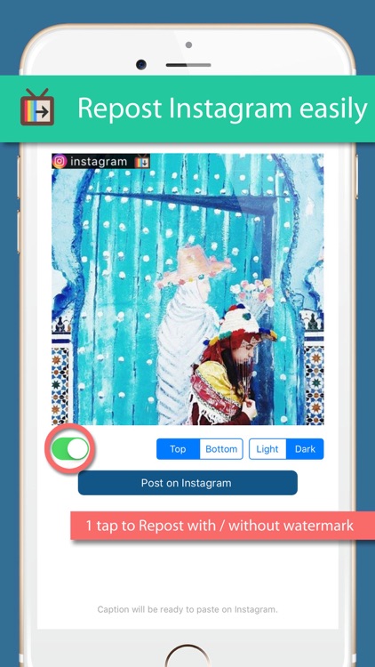 InsTV - autoplay and repost your favorite posts